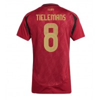 Fotbalové Dres Belgie Youri Tielemans #8 Dámské Domácí ME 2024 Krátký Rukáv
